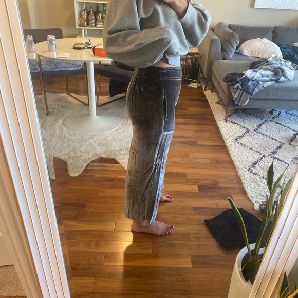 Madewell velvet crop wide leg - Picture 8 of 9